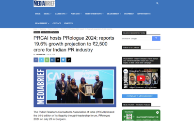 https://mail.prcai.org/cms/PRCAI hosts PRologue 2024; reports 19.6% growth projection to ₹2,500 crore for Indian PR industry