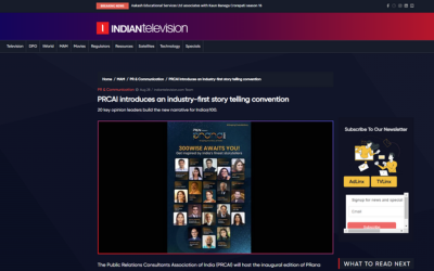 https://mail.prcai.org/cms/PRCAI introduces an industry-first story telling convention