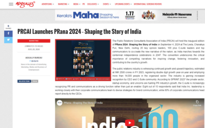 https://mail.prcai.org/cms/PRCAI Launches PRana 2024 - Shaping the Story of India